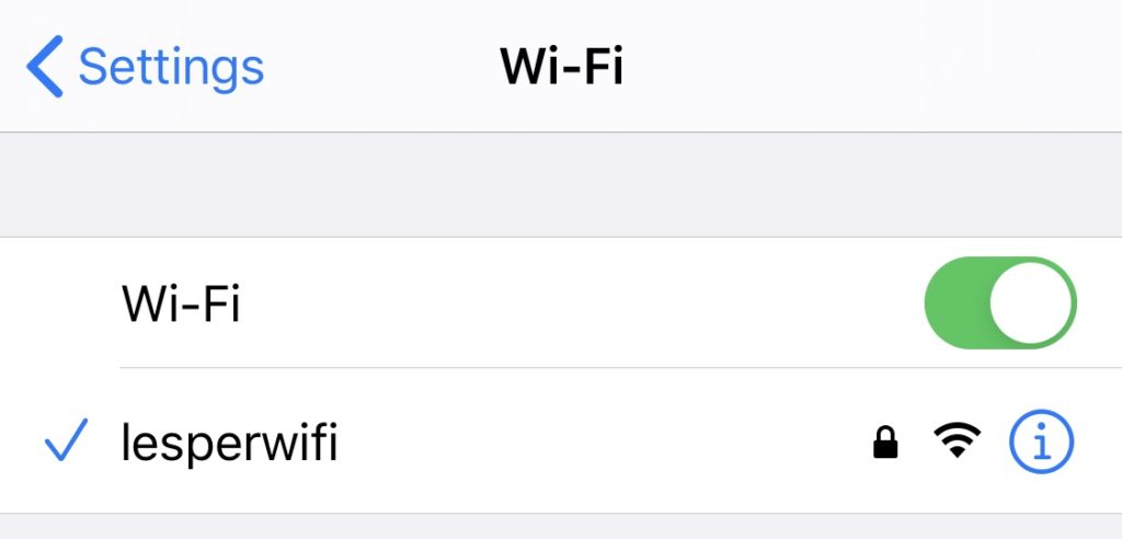 Phone Network Settings