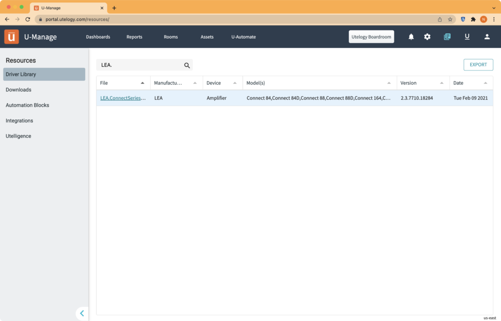 Utelogy API Connect Series_LEA Professional