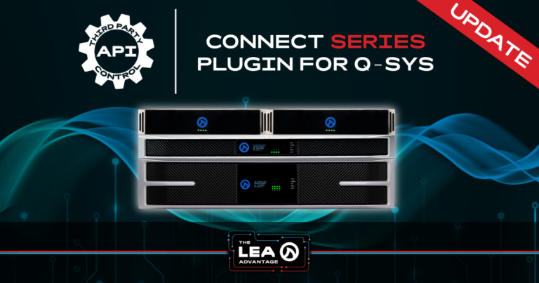Connect Series Plugin for Q-SYS | New Updates